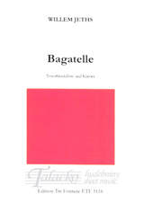Bagatelle für Tenorblockflöte und Klavier